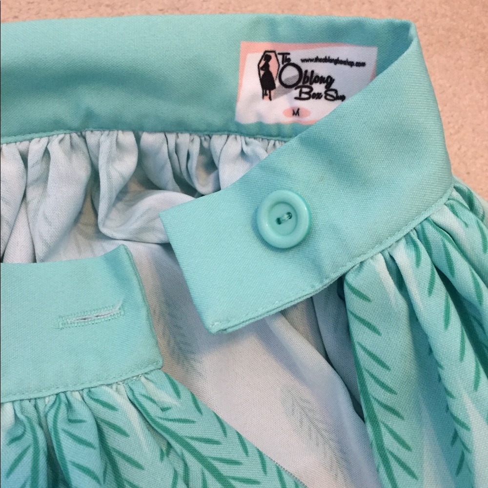 Pink Flamingos Circle Skirt by the Oblong Box Shop - Picture 5 of 8